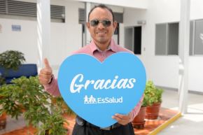 Carlos Alberto Campos Chávez, paciente que recibió un nuevo corazón de EsSalud. Foto: ANDINA/Difusión