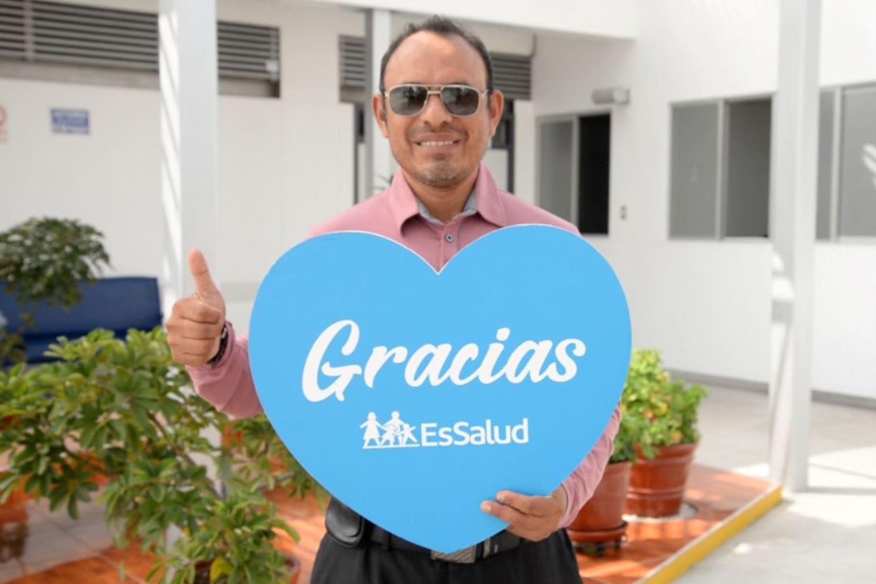 Carlos Alberto Campos Chávez, paciente que recibió un nuevo corazón de EsSalud. Foto: ANDINA/Difusión
