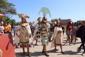 Un ambiente festivo se vivió el 18 de mayo en el Museo Tumbas Reales. Este recinto cultural fue el más visitado de Perú por el Día Internacional de los Museos. ANDINA/Difusión