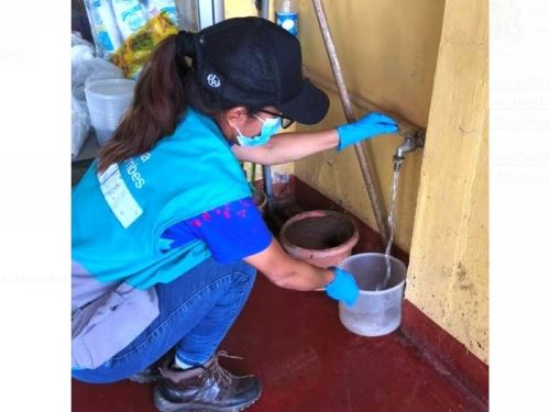 Se restablece en un 70 % el servicio de agua potable en la ciudad de Tumbes.