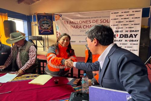 Cusco: Distrito de Chamaca recibe finannciamiento para proyectos hasta el 2026