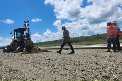 Trabajos en el Aeropuerto Fernando Belaunde Terry de Jaén, región Cajamarca. Foto: Córpac