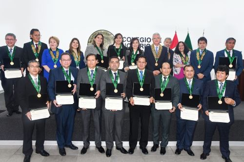 Ceremonia de juramentación de trece nuevos notarios de Lima. Foto: CNL/Difusión.