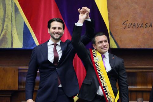 Toma de posesión del presidente reelegido de Ecuador, Daniel Noboa