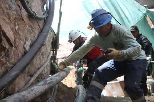 Minería y trabajadores mineros. Foto: ANDINA/Difusión
