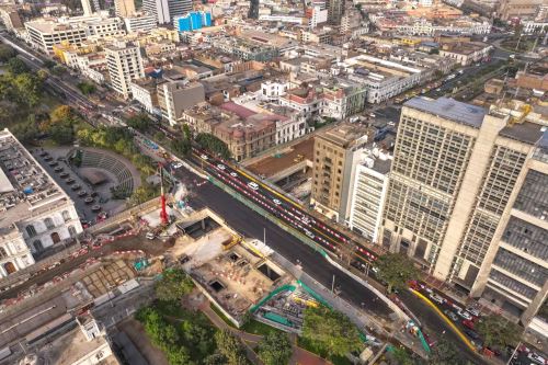 Desde el 8 de junio, todos los carriles de av. Garcilaso estarán habilitados al tránsito. Foto: ANDINA/Braian Reyna.