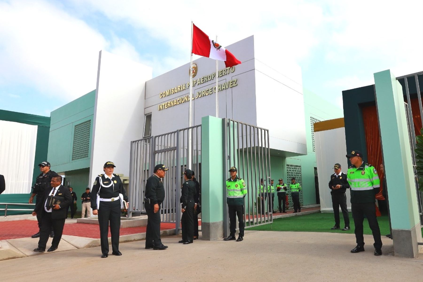 Nuevo aeropuerto Jorge Chávez: inauguran comisaría que albergará a 200 policías. Foto: ANDINA/Difusión.
