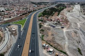 Foto: Imagen de cómo quedará la ampliación de la autopista Ramiro Prialé cuando terminen los trabajos. 