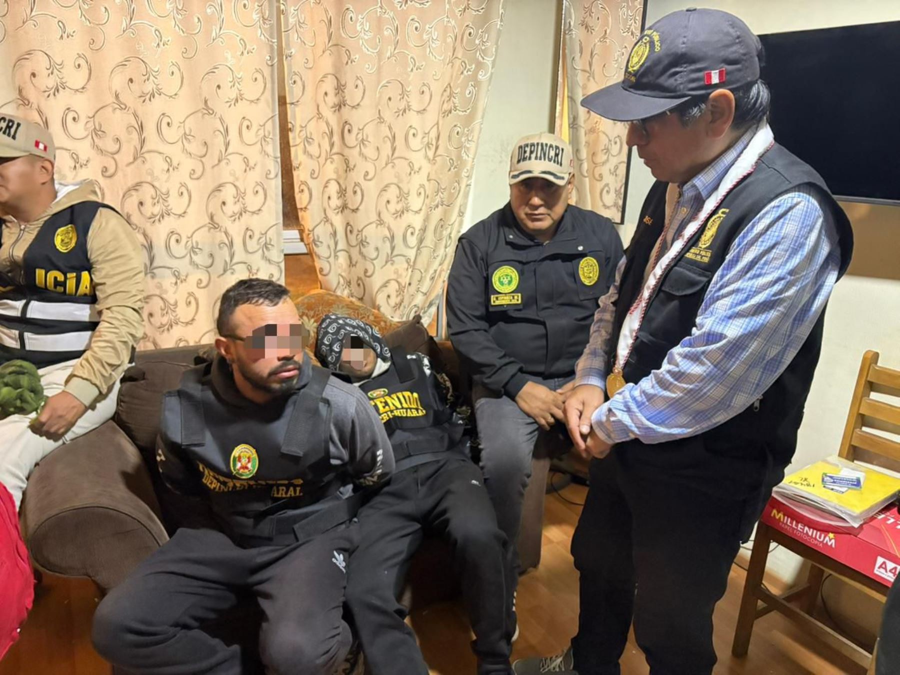 La banda criminal estaba conformada por peruanos, colombianos y venezolanos. Los detenidos operaban en la provincia de Huaral y en el distrito limeño de Carabayllo. ANDINA/Difusión
