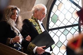 Escritor Mario Vargas Llosa, ganador del Nobel de Literatura en 2010. Foto: AFP