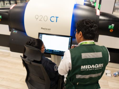 Con equipos de tomografía computarizada tridimensional, que permitirá visualizar los equipajes, combatirán el tráfico ilegal de fauna y flora silvestre en el nuevo aeropuerto Jorge Chávez. ANDINA/Difusión