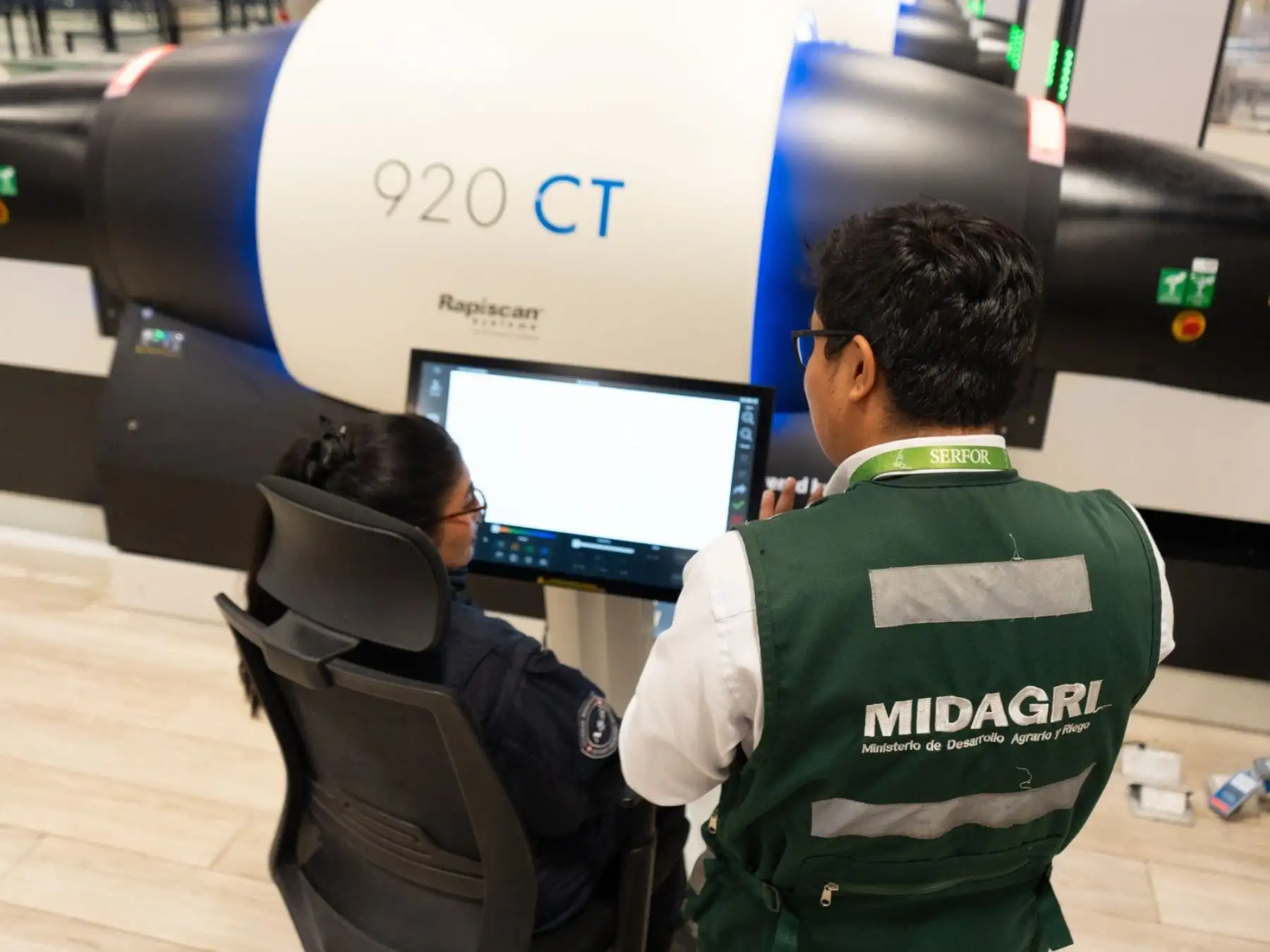Con equipos de tomografía computarizada tridimensional, que permitirá visualizar los equipajes, combatirán el tráfico ilegal de fauna y flora silvestre en el nuevo aeropuerto Jorge Chávez. ANDINA/Difusión