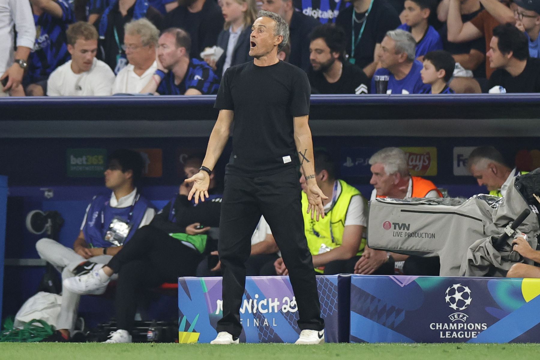 Luis Enrique, técnico del Paris Saint-Germain (PSG). Foto: EFE