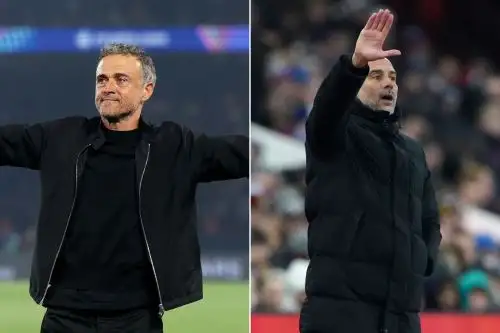 Luis Enrique y Pep Guardiola