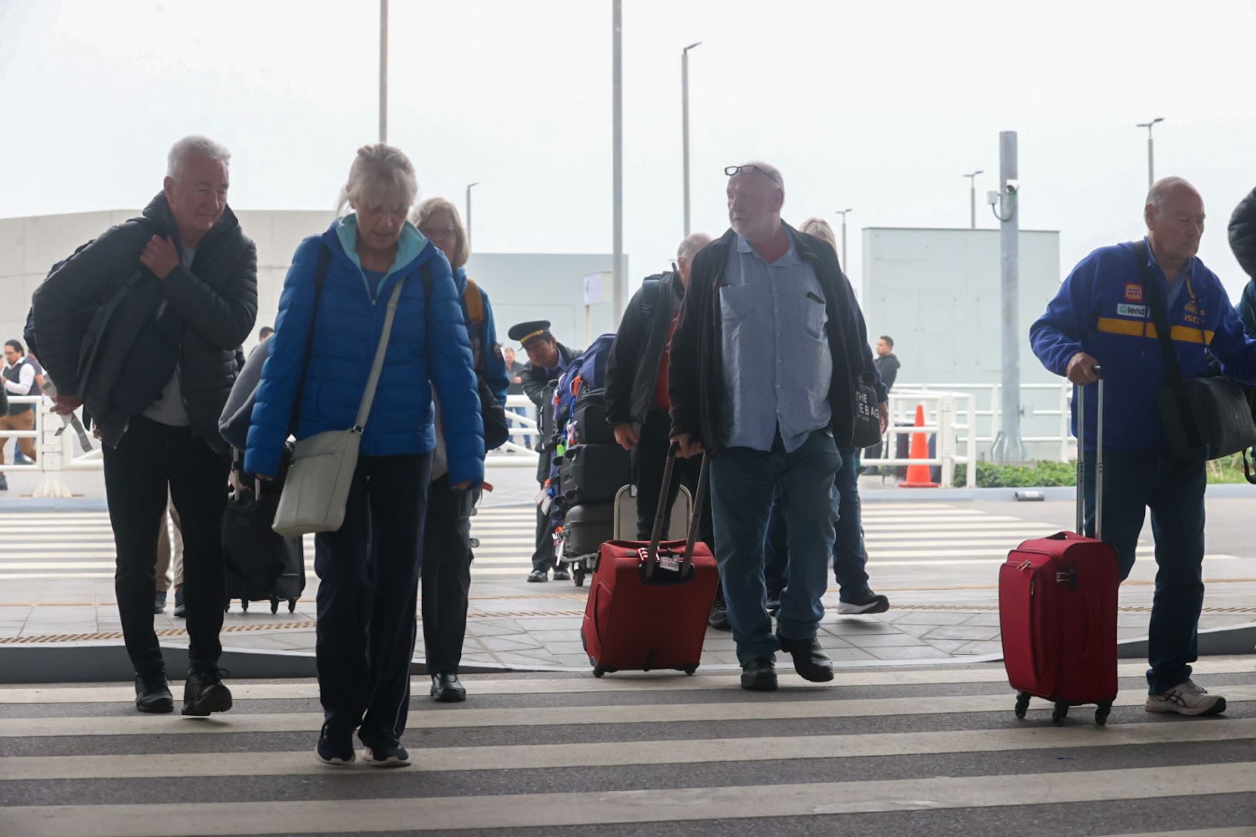 Llegadas internacionales del nuevo aeropuerto Jorge Chávez por donde hacen su arribo turistas, pilotos y tripulantes de cabina. Foto: ANDINA/Juan Carlos Guzmán Negrini