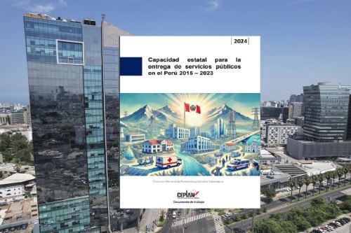 Ceplan presenta nuevo estudio sobre la capacidad del Estado peruano para brindar servicios públicos. Foto: Andina.