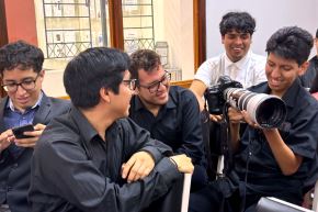 Vive Andina es una iniciativa académica que sirve para acercar a los futuros periodistas a la vida profesional. ANDINA/Melina Mejía