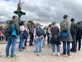 Desde mayo se registra un incremento de turistas en Cusco, la mayoría son visitantes extranjeros quienes disfrutan de los encantos de la ciudad imperial. ANDINA/Percy Hurtado Santillán