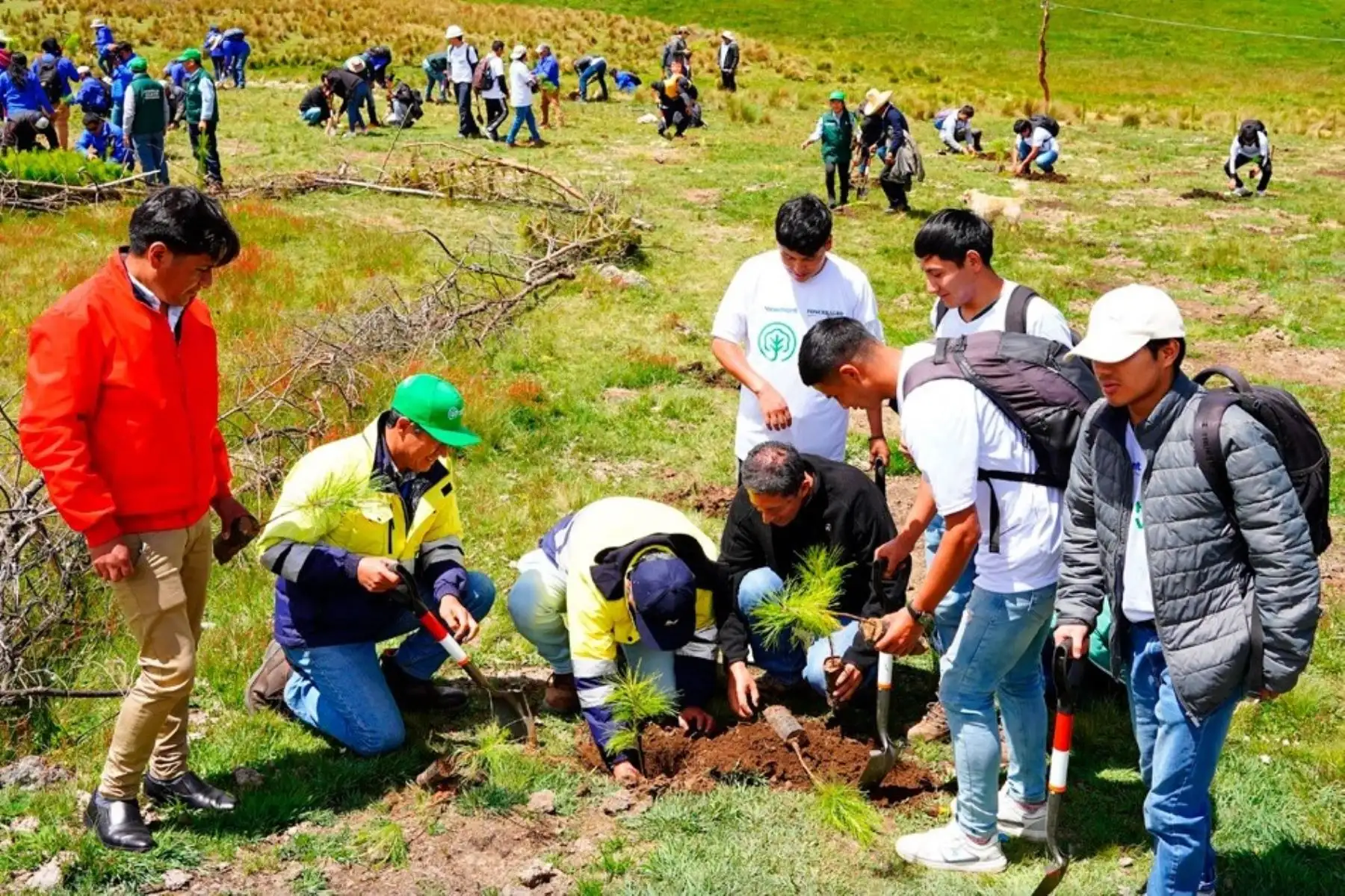 El proyecto Huella Verde reafirma su compromiso con la conservación del medioambiente y el desarrollo sostenible de Cajamarca. Foto: Cortesía