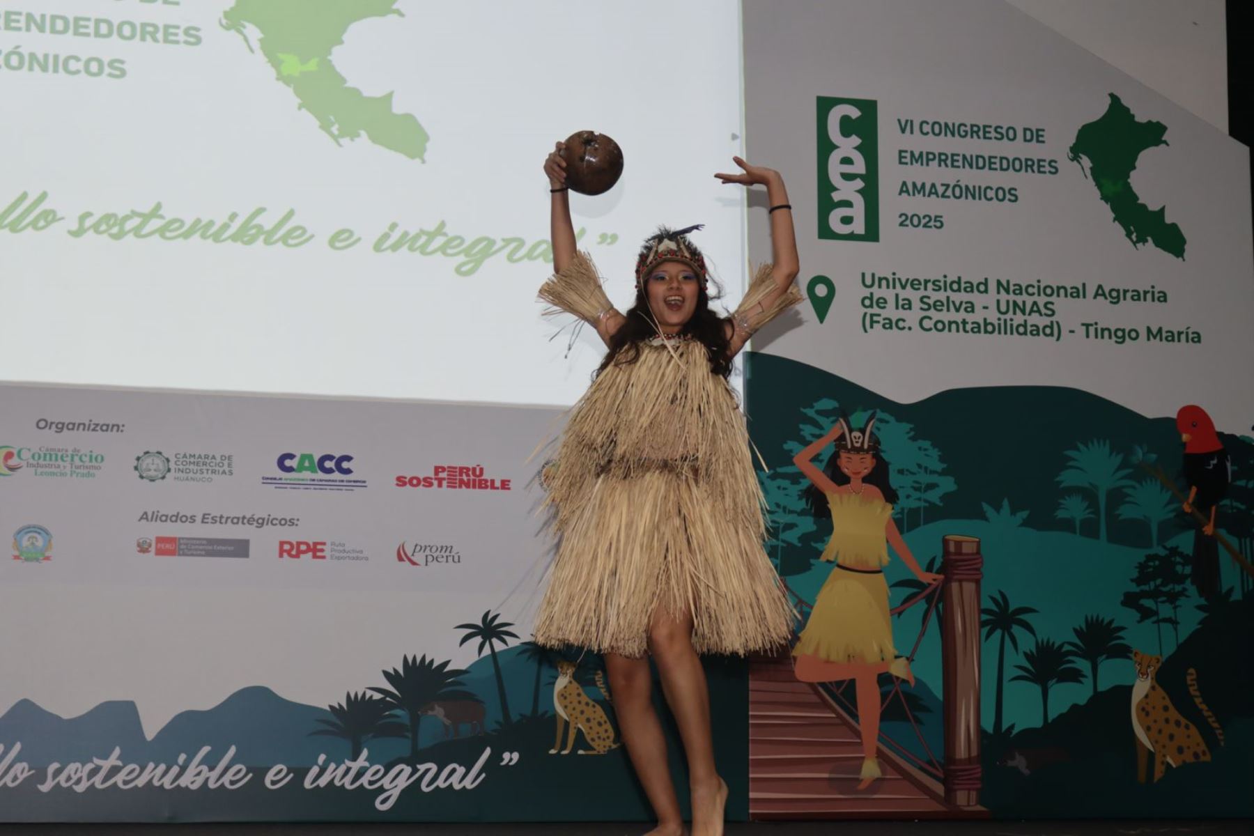 Tingo María recibe a participantes del VI Congreso de Emprendedores Amazónicos que empieza este jueves 5 de junio. ANDINA/Difusión