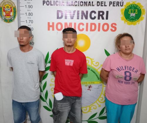La Policía Nacional de Tumbes detuvo a tres presuntos integrantes de una banda criminal que operaba en la frontera y que tenía vínculos con organizaciones criminales de Ecuador.