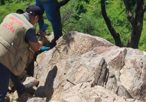 Los petroglifos El Mono, Tres Lanzas y Laberinto, ubicados en el centro poblado de Malingas, distrito piurano de Tambogrande, fueron declarados paisajes arqueológicos por el Ministerio de Cultura. ANDINA/Difusión