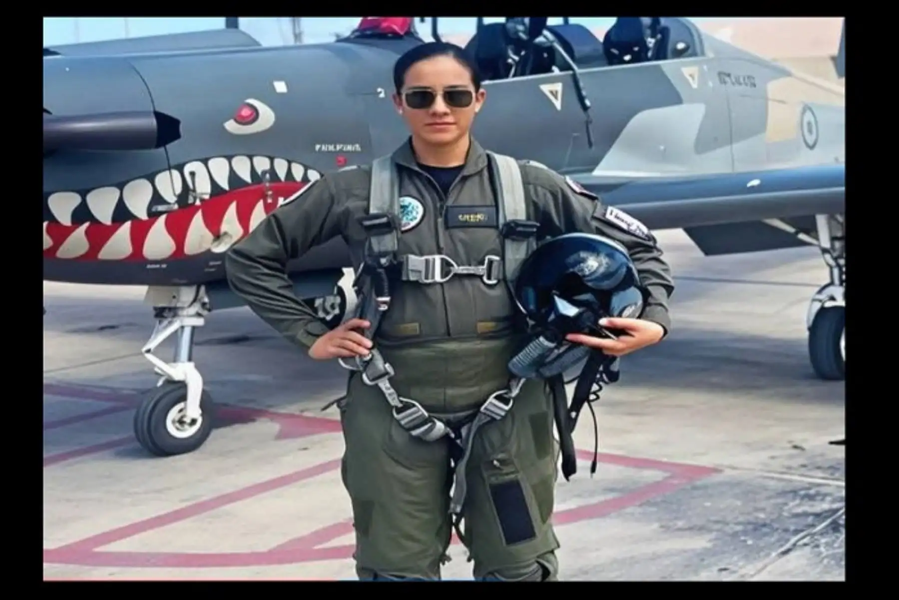 Mañana, en la base aérea Nro 51, la piloto Ashley Vargas recibirá el homenaje de sus compañeros.