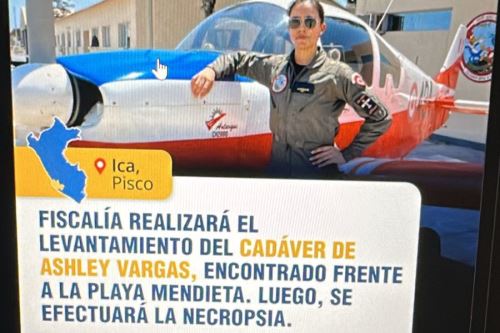 La fiscal Gladys Torres Lobato informó que el cuerpo de Ashley Vargas será trasladado a la morgue de Pisco. Foto: ANDINA/Difusión