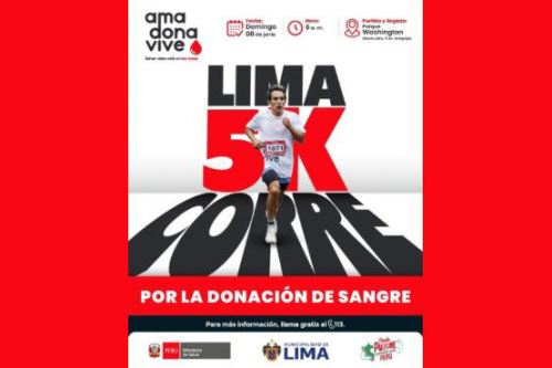Carrera “Lima Corre 5K se realizará este domingo 8 de junio. Foto: ANDINA/Difusión
