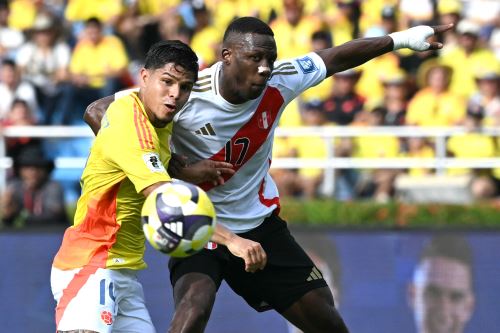 Perú y Colombia empatan 0-0 en el partido por las eliminatorias al Mundial 2026