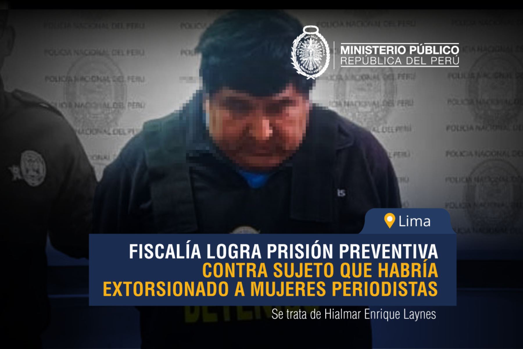 La medida restrictiva contra el investigado asegura la eficacia del proceso y garantiza que el imputado no obstaculice las pesquisas fiscales.ANDINA/Difusión
