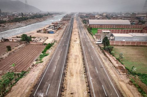 Municipalidad de Lima entrega 2 kilómetros de la autopista Ramiro Prialé