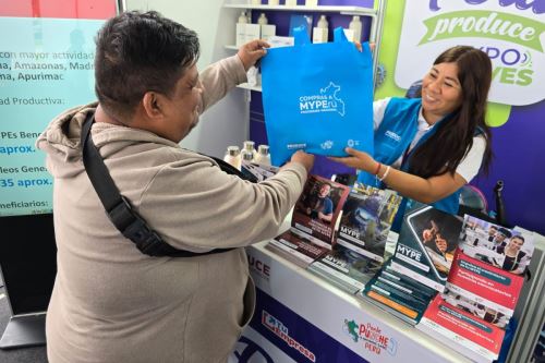 Compras a MYPErú. Foto: ANDINA/Difusión