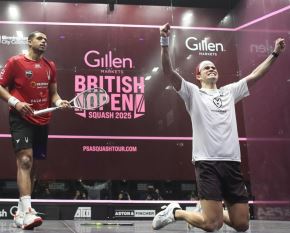 Diego Elías se consagró campeón por primera vez del Abierto Británico que organizó la Asociación Profesional de Squash (PSA) en Inglaterra.