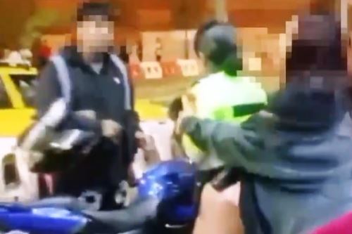 Mininter: detienen a dos personas por agredir a policía femenina de tránsito. Foto: ANDINA/Difusión.