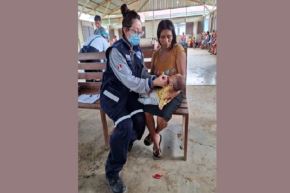 Las brigadas compuestas por infectólogos, epidemiólogos, enfermeros y tecnólogos médicos, tienen previsto inmunizar a 4248 niños y niñas menores de 5 años. Fotos: Minsa  