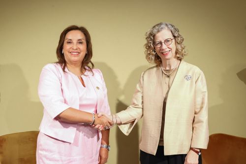 Presidenta Dina Boluarte sostuvo una reunión con Inger Andersen, directora ejecutiva del Programa de las Naciones Unidas para el Medio Ambiente (Pnuma)