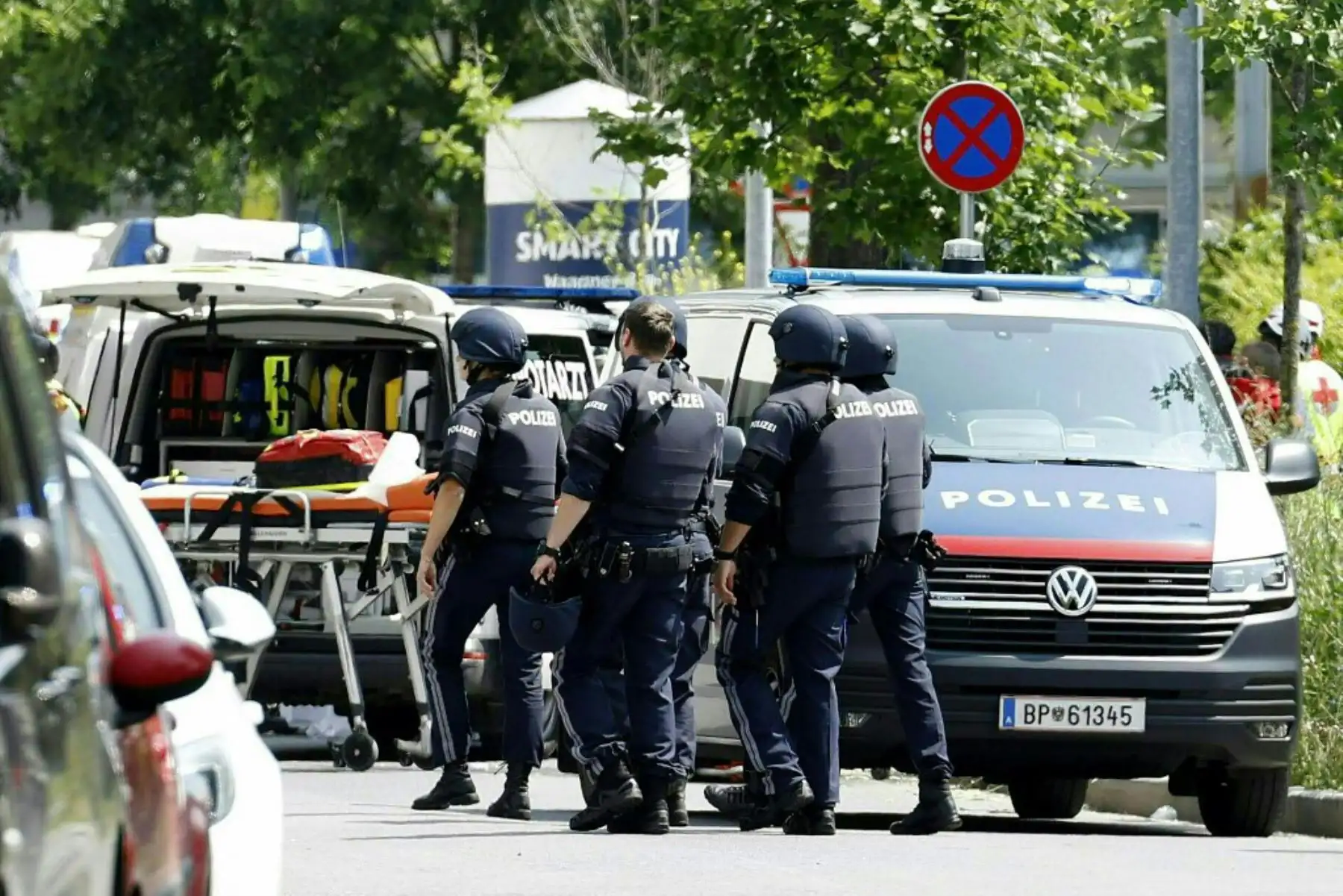 Diez personas murieron este martes en un ataque a tiros en una escuela en Graz, en el sudeste de Austria, informó la alcaldesa de la ciudad, Elke Kahr. Foto: AFP