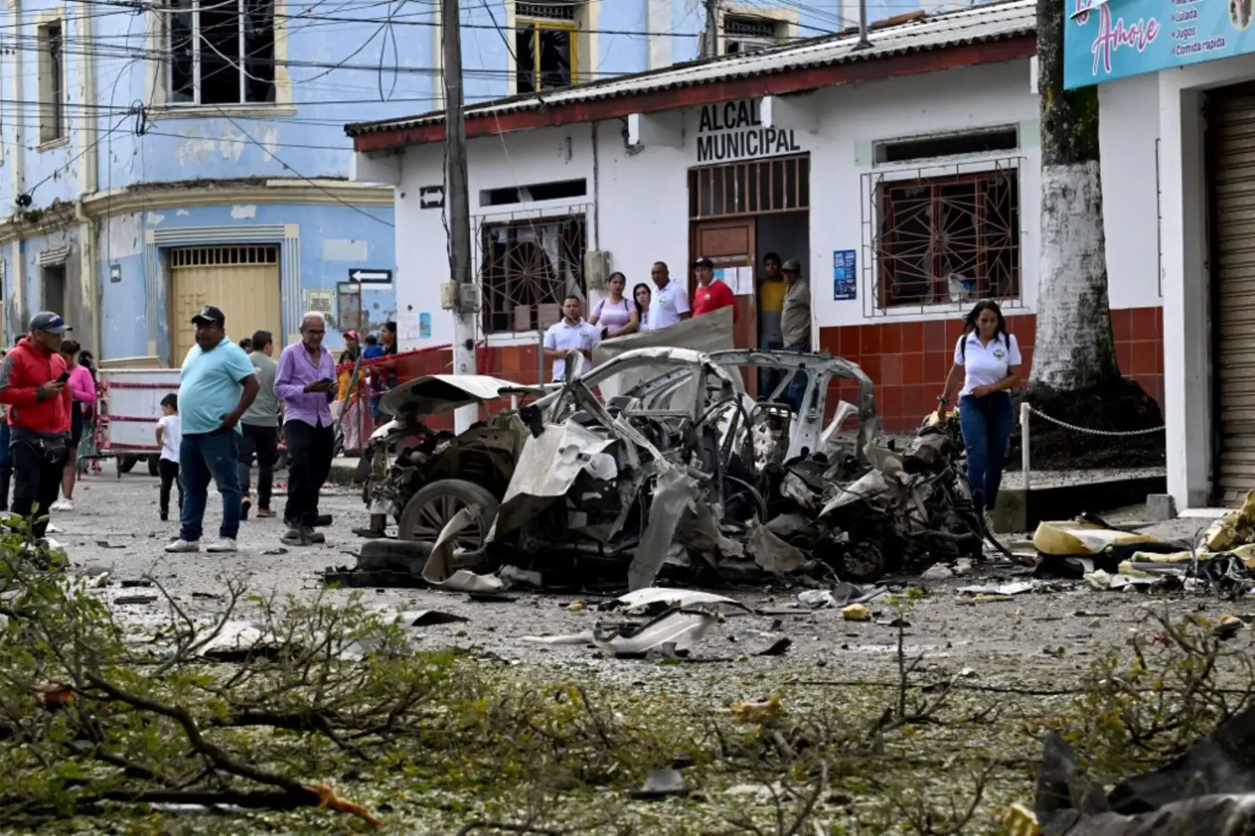 Las autoridades locales atribuyeron los ataques a disidencias de las FARC al mando de alias 