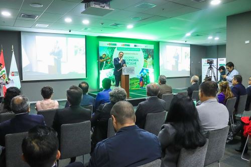 Presentación de la hoja de ruta de la economía circular para la agricultura peruana. ANDINA/Difusión