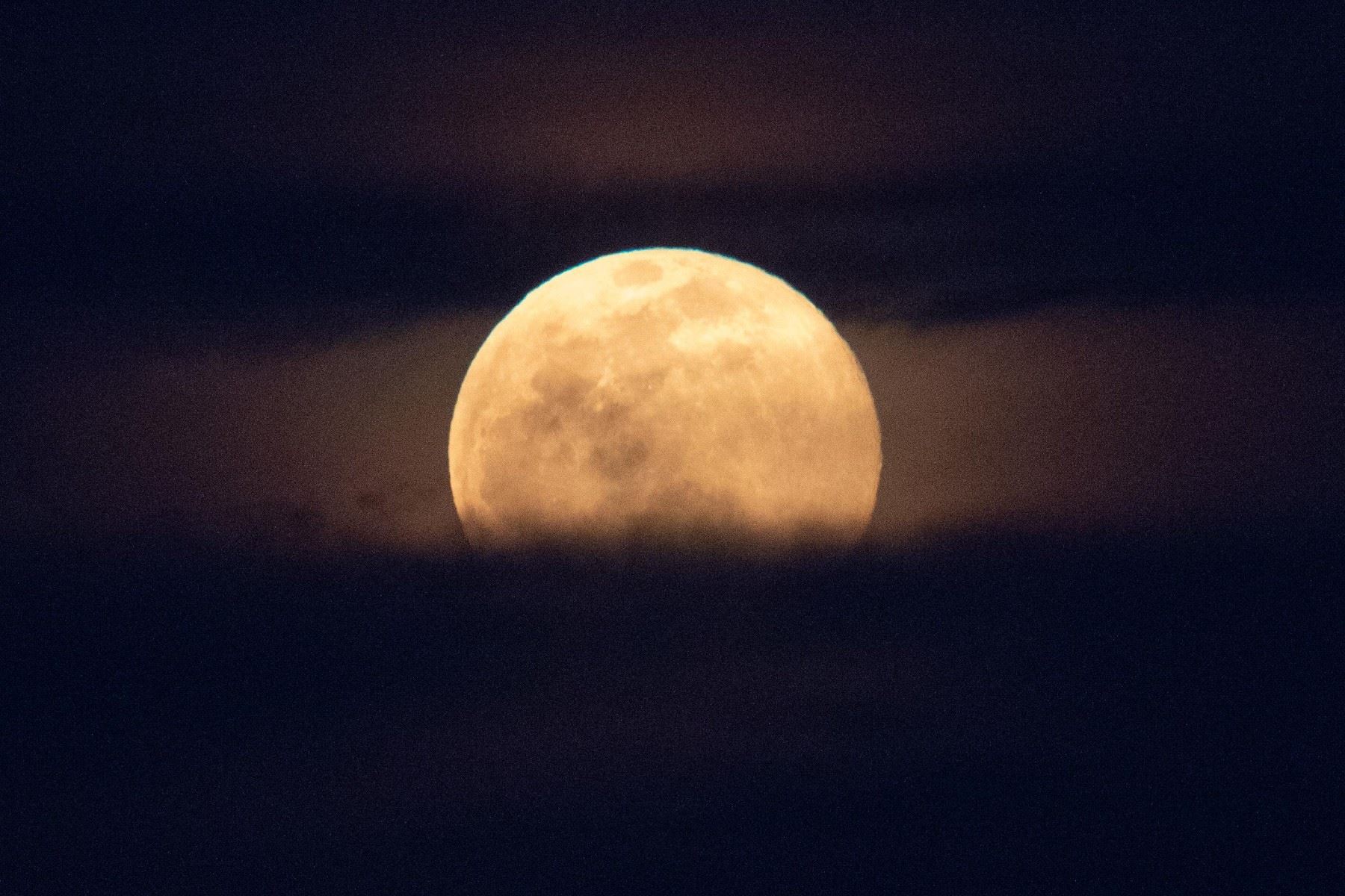 A partir de la noche del 10 de junio, podremos ver la Luna de Fresa. Foto: NASA