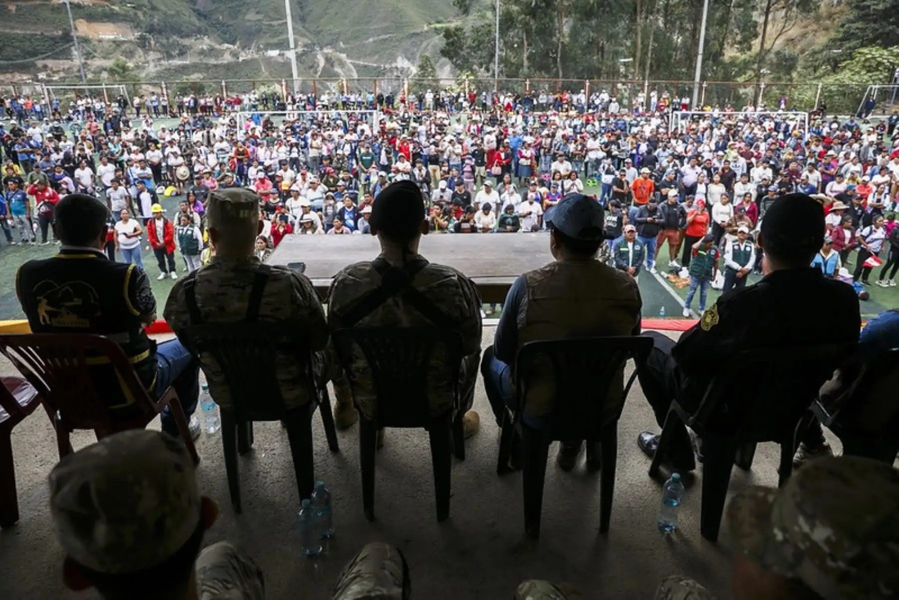 Comando Unificado y rondas campesinas se unen por la seguridad en Pataz.