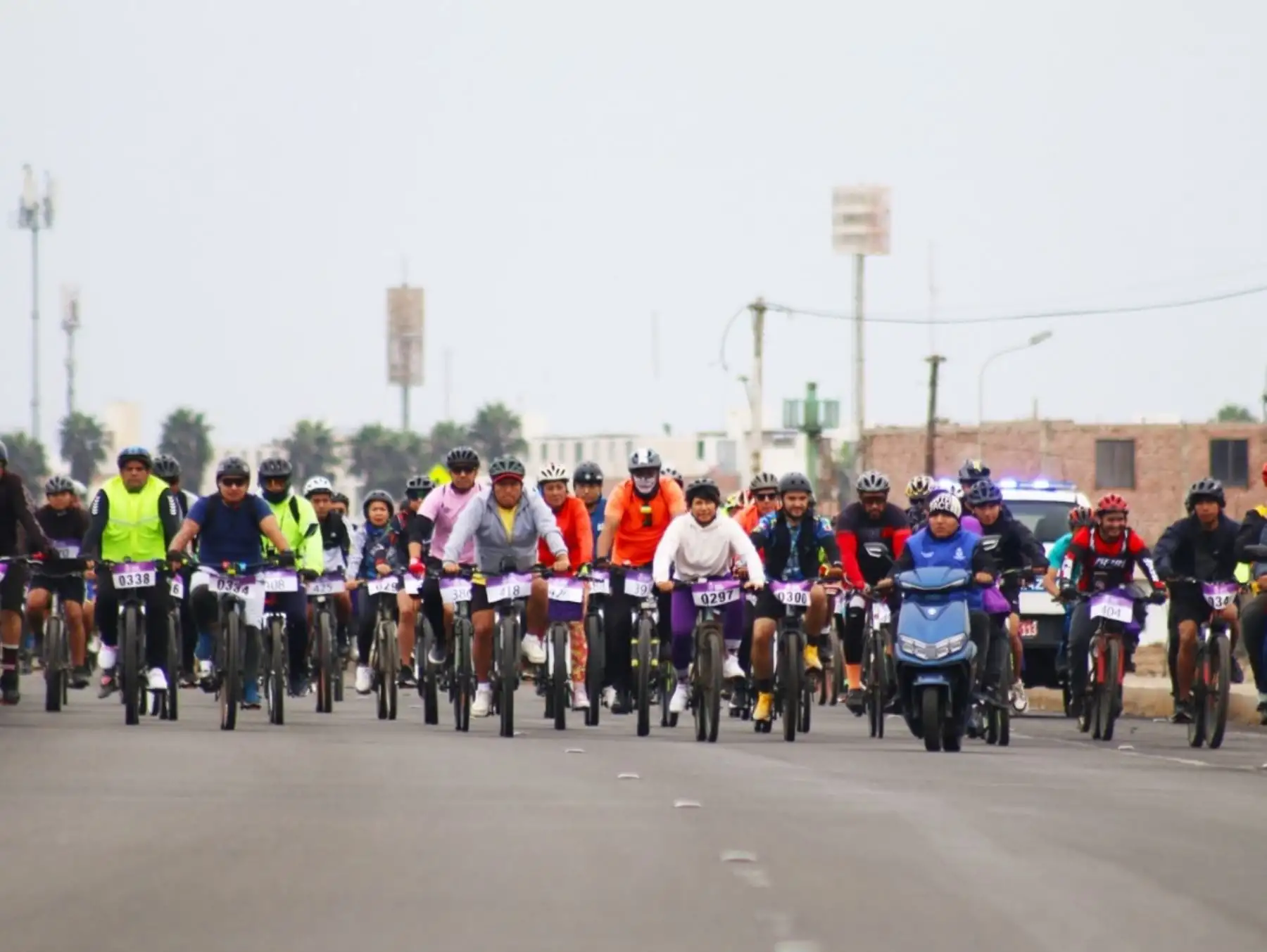 Bicicleteada unió a las familia del Primer Puerto