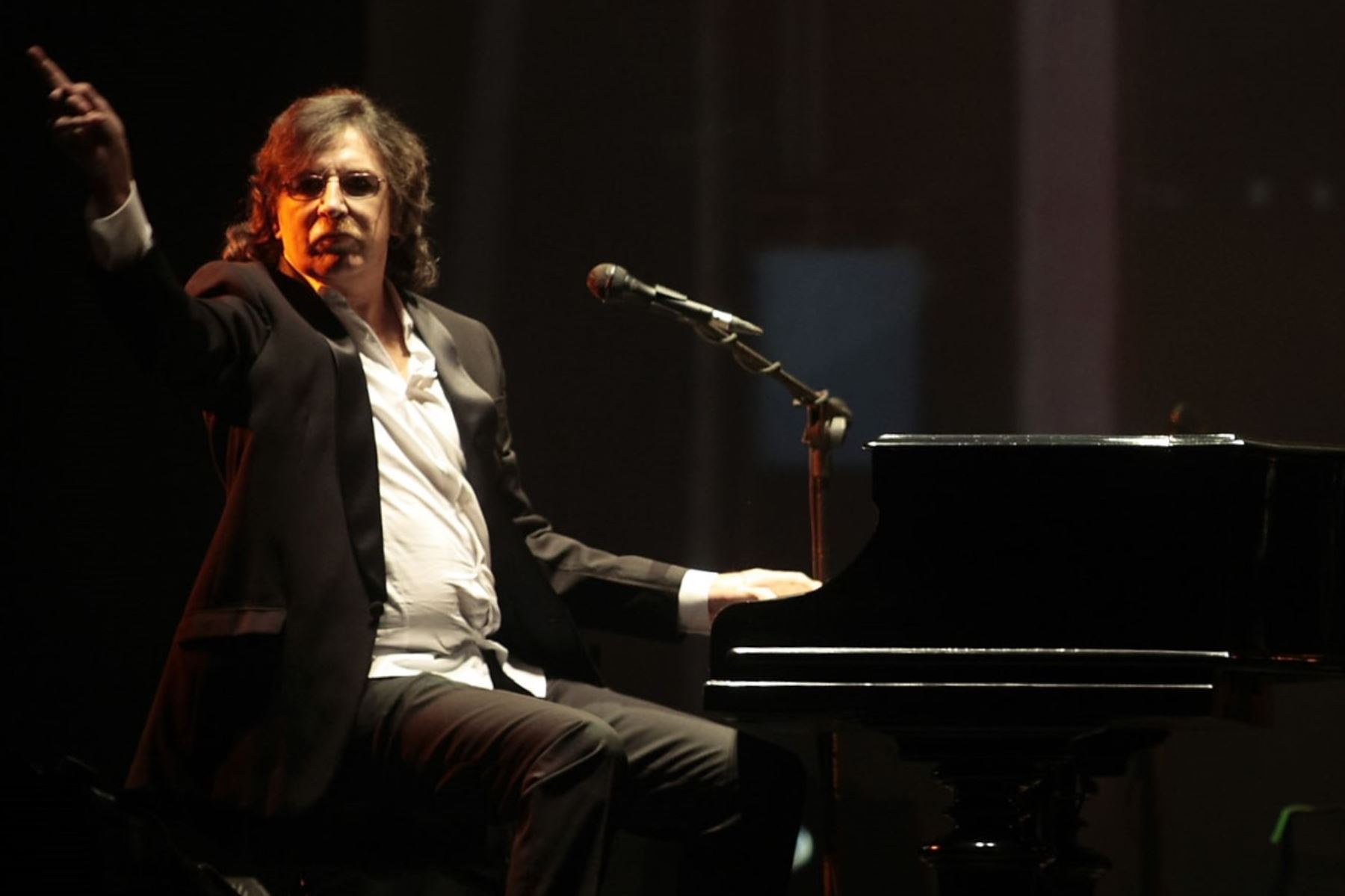 Concierto de Charly García en Lima, en el 2009. Foto: ANDINA/Carolina Urra.