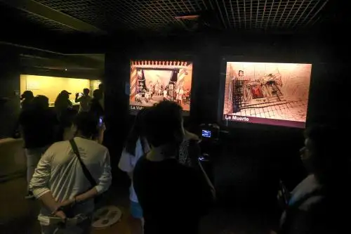 El Museo Tumbas Reales de Sipán se consolida como la joya turística de Lambayeque y este año ya superó los 70,000 visitantes interesados en conocer la historia de la cultura Moche. ANDINA/Juan Carlos Guzmán