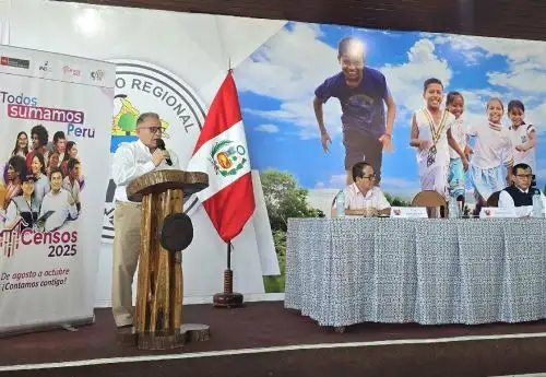 El INEI y el Gore Loreto firmaron convenio para promover la participación ciudadana en los Censos Nacionales 2025 -XIII de Población, VIII de Vivienda y IV de Comunidades Indígenas. ANDINA/Difusión