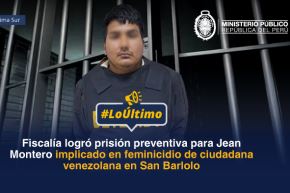 La Policía Nacional del Perú capturó a Jean Montero Huaylinos, uno de los dos hombres implicados en la violación y asesinato de la ciudadana venezolana ANDINA/Difusión