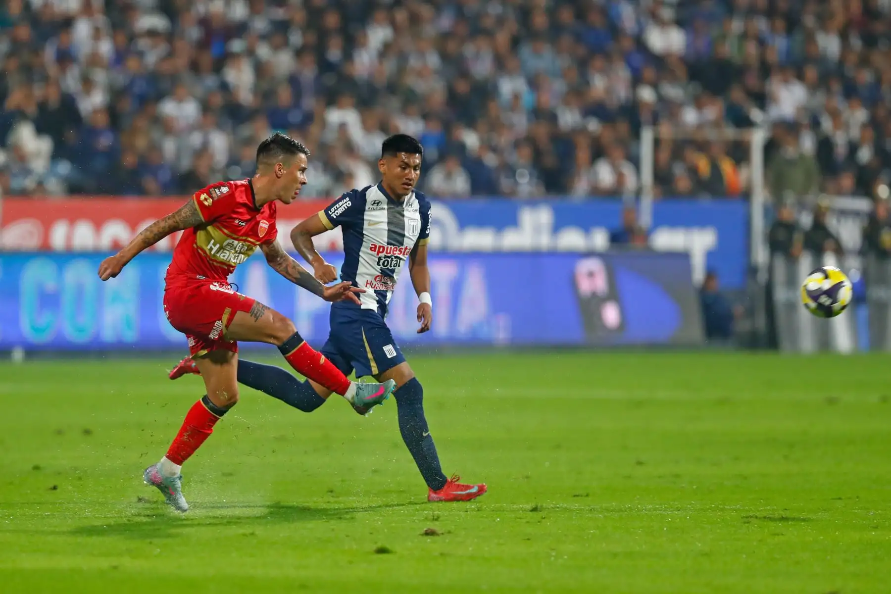 Alianza Lima y Sport Huancayo empatan 0-0 en el estadio Alejandro Villanueva de La Victoria el sábado 14 de junio de 2025 por el torneo Apertura de la Liga 1. Foto: ANDINA/Daniel Bracamonte