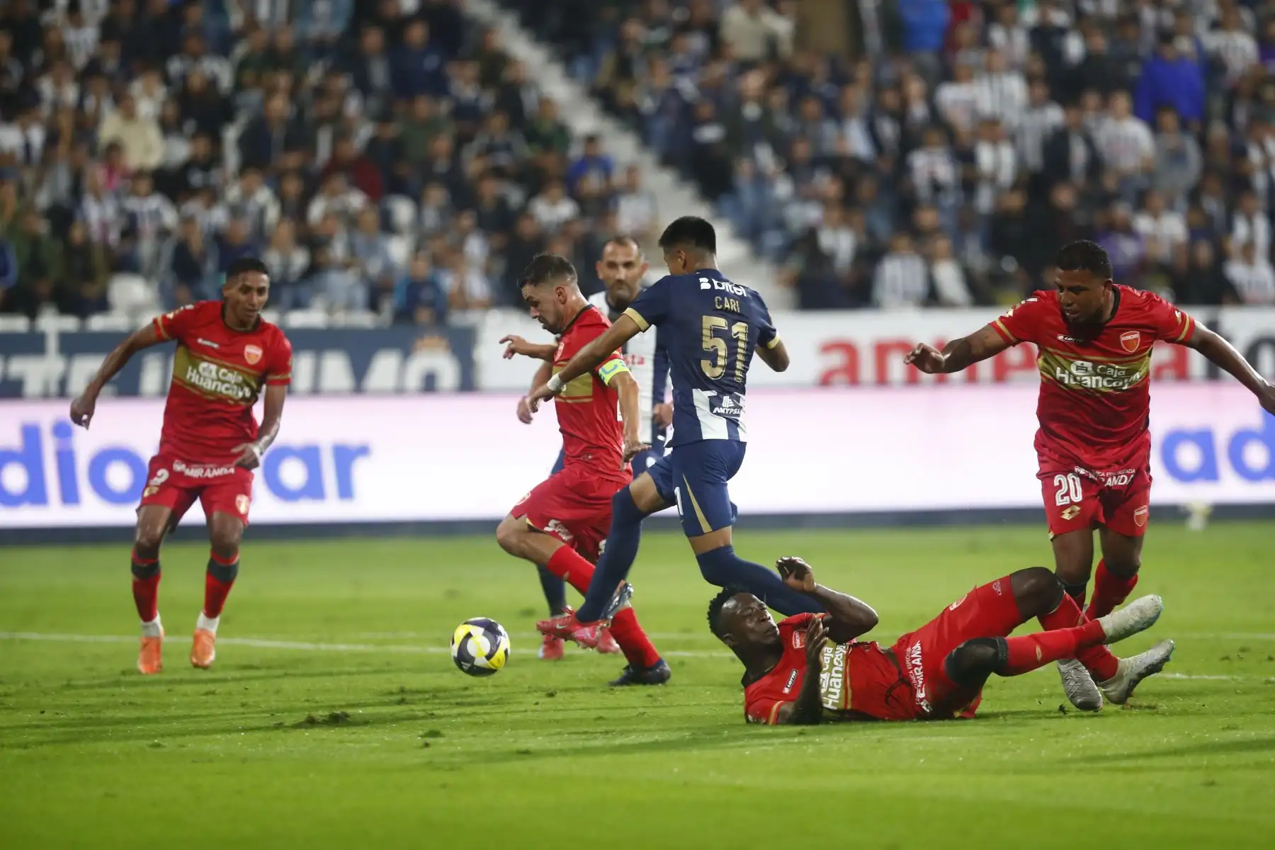 Alianza Lima y Sport Huancayo empatan 0-0 en el estadio Alejandro Villanueva de La Victoria el sábado 14 de junio de 2025 por el torneo Apertura de la Liga 1. Foto: ANDINA/Daniel Bracamonte