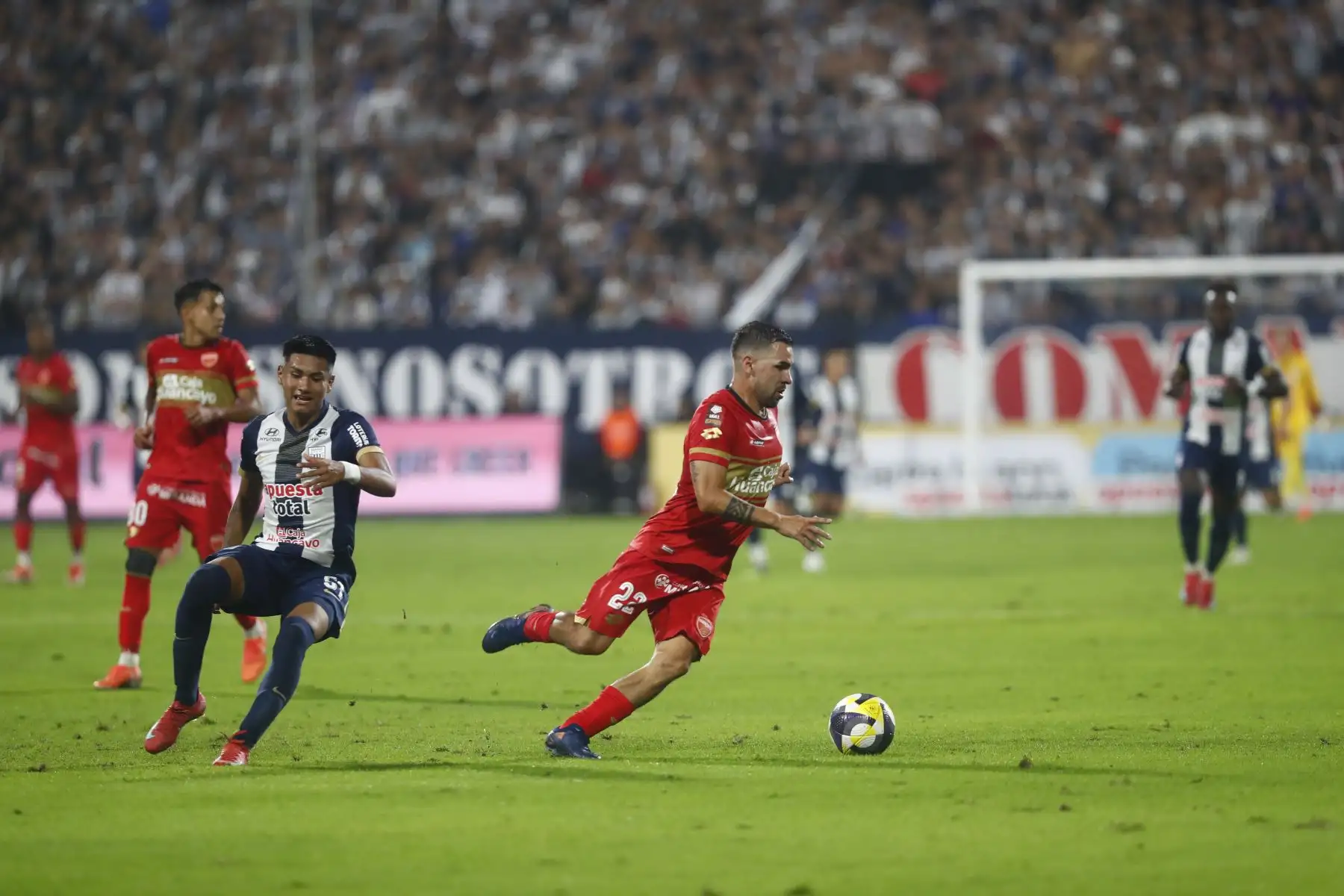 Alianza Lima y Sport Huancayo empatan 0-0 en el estadio Alejandro Villanueva de La Victoria el sábado 14 de junio de 2025 por el torneo Apertura de la Liga 1. Foto: ANDINA/Daniel Bracamonte